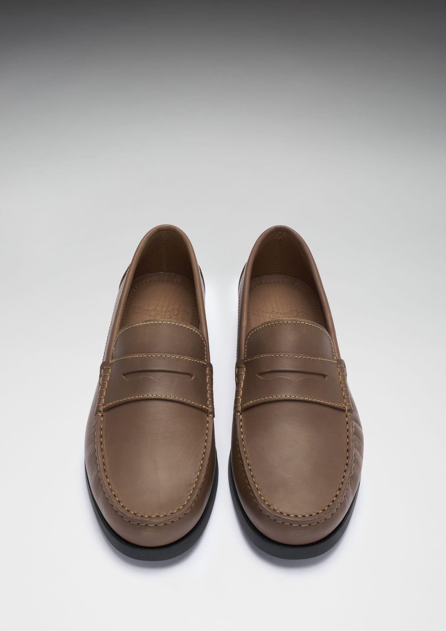 Boat Loafers, light brown leather-4