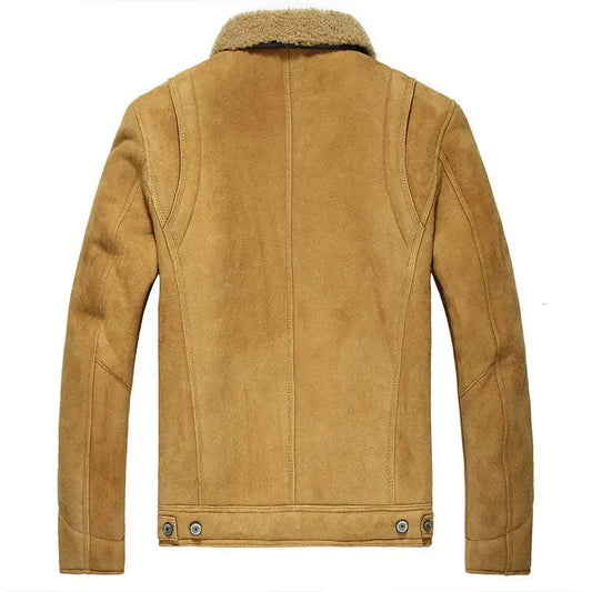 Men's Classics Sheepskin Shearling Aviator Jacket-1