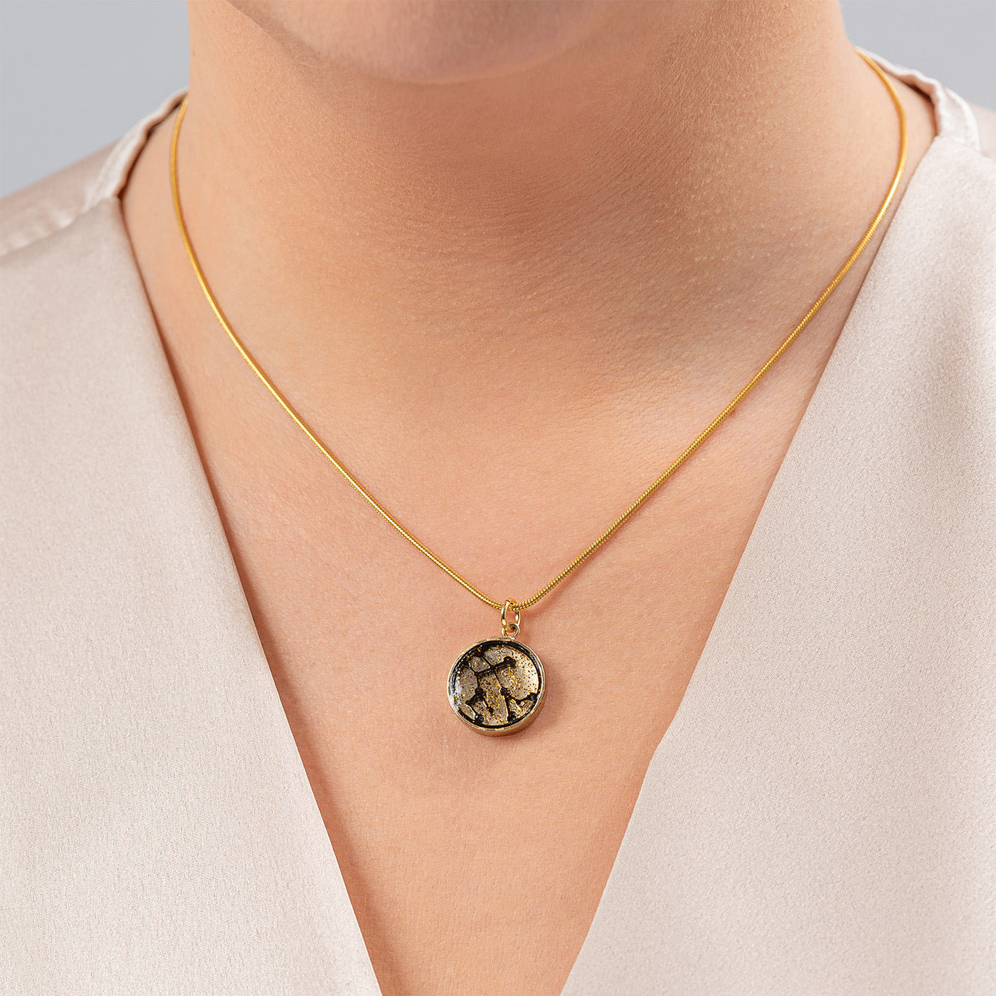 Capricorn Zodiac Sign Sustainable Necklace-0