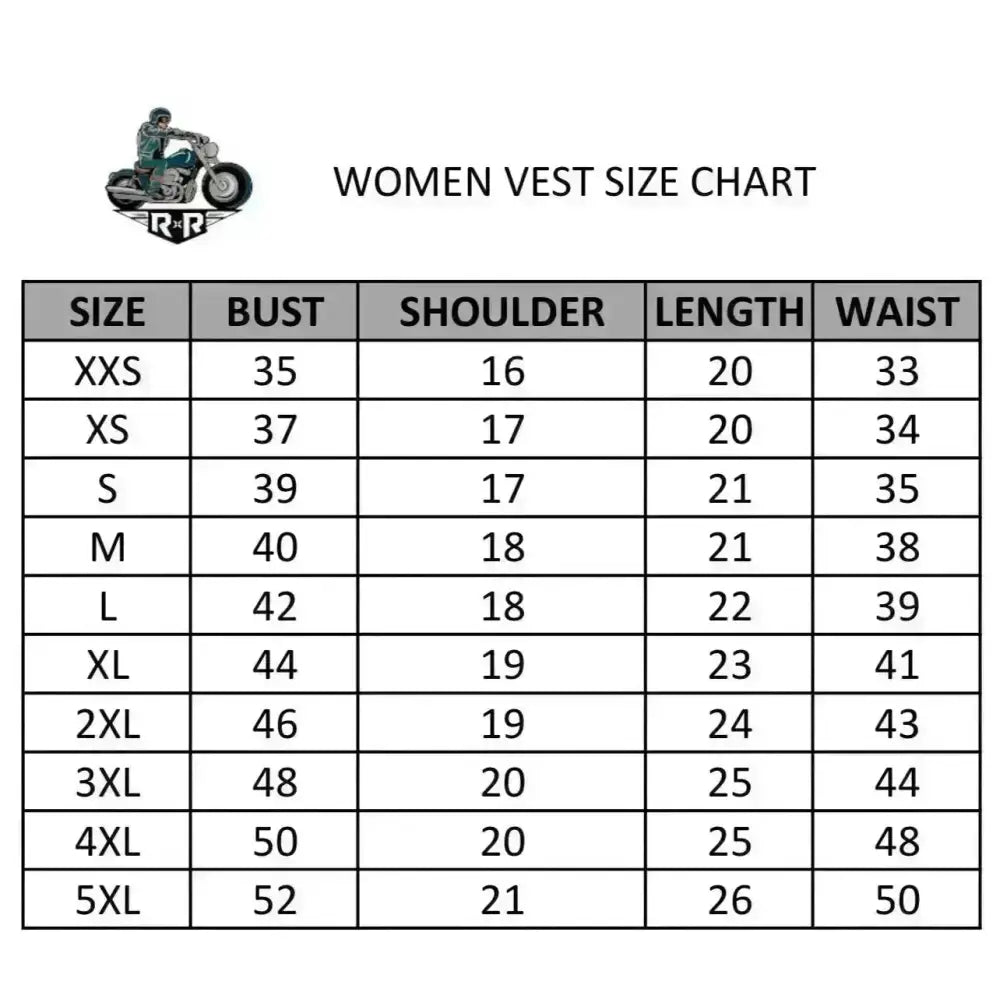 Women’s Side Lace Biker Leather Waistcoat Vest-2