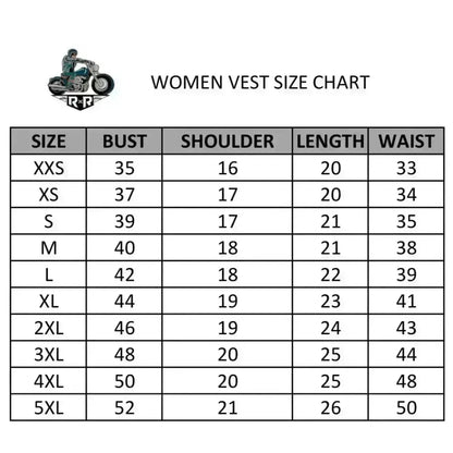 Women’s Side Lace Biker Leather Waistcoat Vest-2
